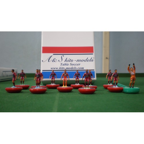Subbuteo Andrew Table Soccer Panionios 2015-2016 on Lightweight Bases